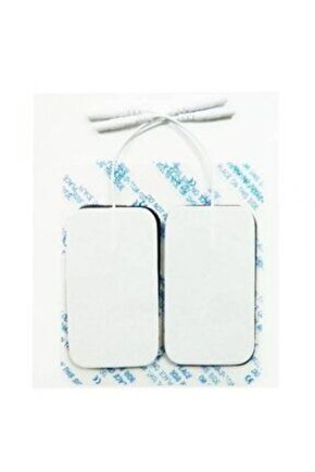 Yedek Elektrot 5x9 Tens Pedi 4 Lü ElektrodTens Cihazı Kablolu