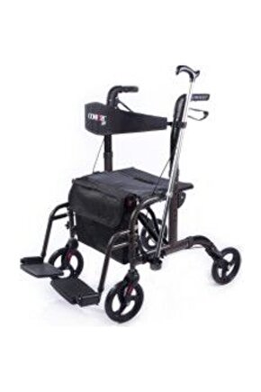 BZ9124A Lüx Ithal Ayak Pedallı Alüminyum Rolatör Yürüteç