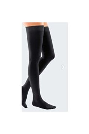 Duomed Ccl2 Diz Üstü Kapalı Burun Siyah Renk Çorabı