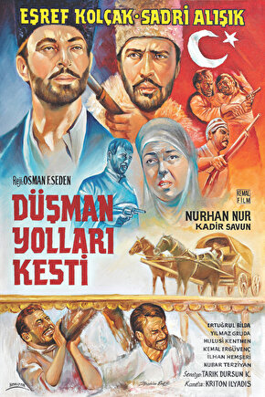 Düşman Yolları Kesti (1959) ( İbrahim ENEZ ) Koleksiyonu ( Lisanslı Ürün ) Posteri