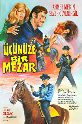 Üçünüze Bir Mezar (1971) ( İbrahim ENEZ ) Koleksiyonu ( Lisanslı Ürün ) Posteri