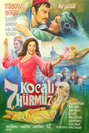 Yedi Kocalı Hürmüz (1971) ( İbrahim ENEZ ) Koleksiyonu ( Lisanslı Ürün ) Posteri