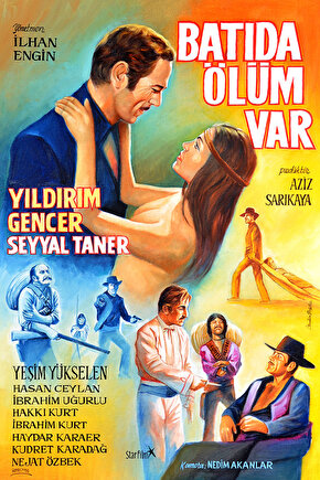 Batıda Ölüm Var (1972) ( İbrahim ENEZ ) Koleksiyonu ( Lisanslı Ürün ) Posteri