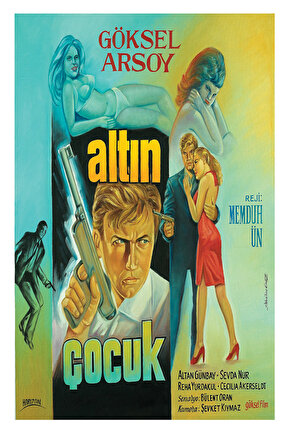 Altın Çocuk (1966) ( İbrahim ENEZ ) Koleksiyonu ( Lisanslı Ürün ) Posteri