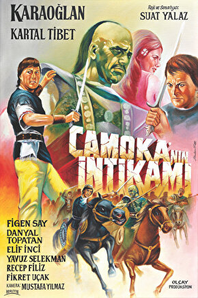 Camokanın Intikami Karaoglan (1966) ( İbrahim ENEZ ) Koleksiyonu ( Lisanslı Ürün ) Posteri