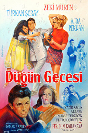 Düğün Gecesi (1966) ( İbrahim ENEZ ) Koleksiyonu ( Lisanslı Ürün ) Posteri