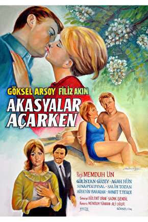 Akasyalar Açarken (1962) ( İbrahim ENEZ ) Koleksiyonu ( Lisanslı Ürün ) Posteri
