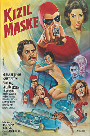 Kızıl Maske (1968) ( İbrahim ENEZ ) Koleksiyonu ( Lisanslı Ürün ) Posteri