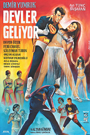 Demir Yumruk Devler Geliyor (1970) ( İbrahim ENEZ ) Koleksiyonu ( Lisanslı Ürün ) Posteri