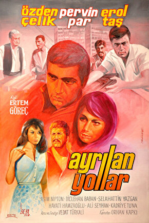 Ayrılan Yollar (1962) ( İbrahim ENEZ ) Koleksiyonu ( Lisanslı Ürün ) Posteri