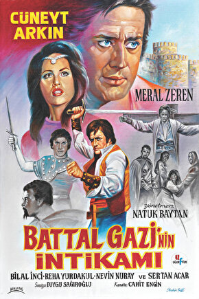 Battal Gazinin Intikamı (1972) ( İbrahim ENEZ ) Koleksiyonu ( Lisanslı Ürün ) Posteri