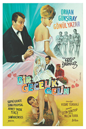 Bir Gecelik Gelin (1962) ( İbrahim ENEZ ) Koleksiyonu ( Lisanslı Ürün ) Posteri