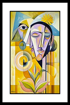 Üzgün Umutsuz kadın Digital Art ( ÇERÇEVESİZ - ÇERÇEVE YOKTUR ) ( ULTRA HD ) FOLYO AFİŞ - POSTER