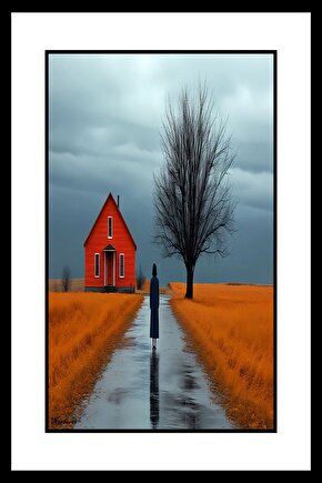 Yanlızlık Yolu Digital Art ( ÇERÇEVESİZ - ÇERÇEVE YOKTUR ) ( ULTRA HD ) FOLYO AFİŞ - POSTER