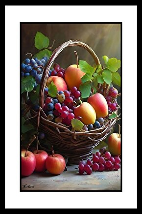 Dalından Meyveler Digital Art ( ÇERÇEVESİZ - ÇERÇEVE YOKTUR ) ( ULTRA HD ) FOLYO AFİŞ - POSTER