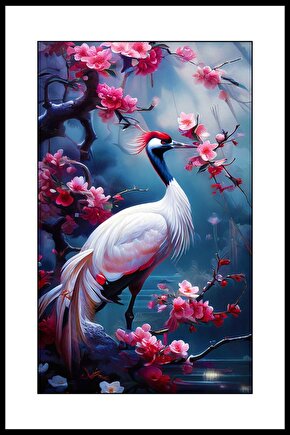 Kahverengi Başlı Kuş Digital Art ( ÇERÇEVESİZ - ÇERÇEVE YOKTUR ) ( ULTRA HD ) FOLYO AFİŞ - POSTER