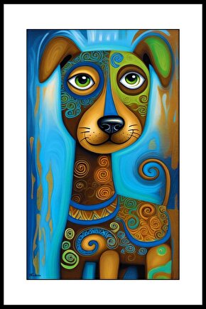 Minik Tatlı Köpek Digital Art ( ÇERÇEVESİZ - ÇERÇEVE YOKTUR ) ( ULTRA HD ) FOLYO AFİŞ - POSTER