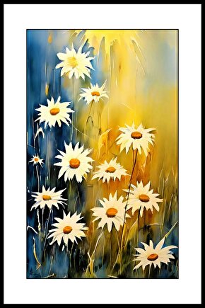 Işık Çiçekleri Digital Art ( ÇERÇEVESİZ - ÇERÇEVE YOKTUR ) ( ULTRA HD ) FOLYO AFİŞ - POSTER