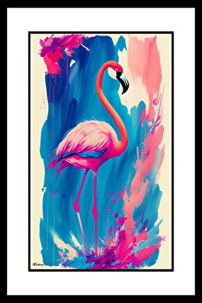 Balıkçıl Pelikan Digital Art ( ÇERÇEVESİZ - ÇERÇEVE YOKTUR ) ( ULTRA HD ) FOLYO AFİŞ - POSTER