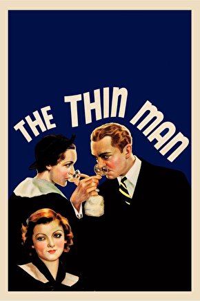 The Thin Man (1934) AFİŞ - POSTER ( FOLYO ) - AFİŞ - POSTER-7980