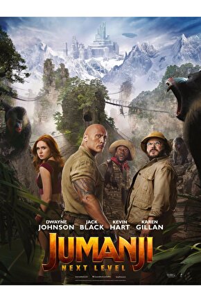 Jumanji The Next Level (2019) 14 ( FOLYO ) - AFİŞ - POSTER-4029