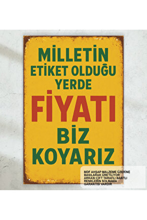 komik atarlı giderli esprili sözler duvar yazıları retro ahşap poster tablo