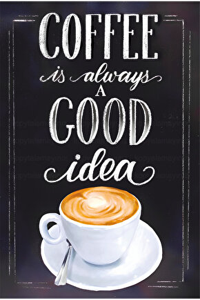 güzel kahve kafe mutfak ev dekorasyon tablo retro ahşap poster