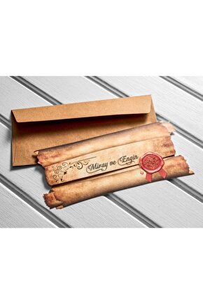 Iklim Düğün Nikah Nişan Davetiyesi 10536 - 100 Adet Davetiyelerimiz Baskısız Satılmaktadır