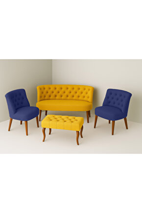 Kutay Çay Seti Koltuk Takımı - Fenerbahçelilere Özel