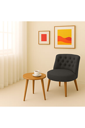 Tekli Berjer Koltuk Antrasit Gri - Çay Seti Koltuk Takımı