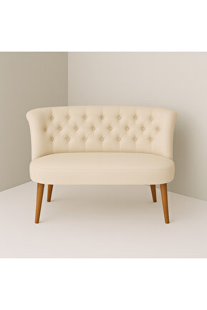 İkili Koltuk Krem - Çay Seti Koltuk