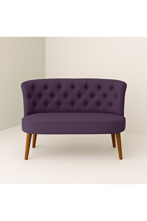 İkili Koltuk Mor - Çay Seti Koltuk