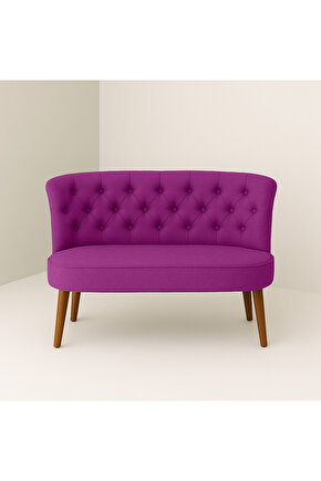 İkili Koltuk Fuşya - Çay Seti Koltuk