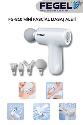 Mini Fascial Gun Profesyonel Masaj Tabancası