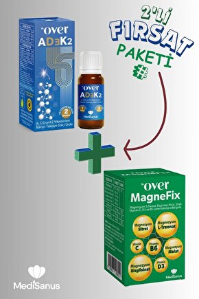 2li Fırsat Paketi - 1 kutu Magnefix ve 1 kutu AD3K2 bir arada