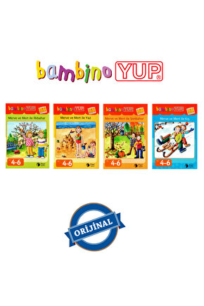 BambinoYUP 4-6 Yaş Mevsimler Dikkat Geliştirme Seti Kitapları (Kontrol Kutusu Dahil Değildir)