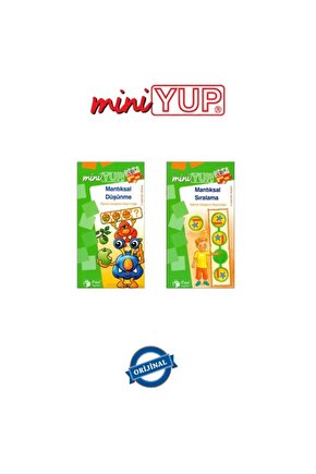 miniYUP 6-8 Yaş Mantık Oyunları Seti Kitapları (Kontrol Kutusu Dahil Değildir)