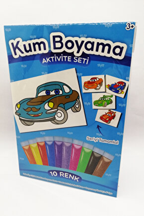 İhtiyar Yarışçı | Araba Kum Boyama Aktivite Seti Tekli Paket