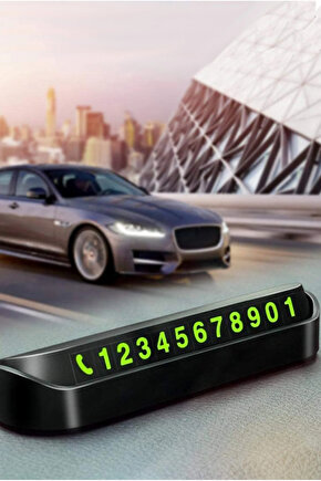 QASUL Oto Parkmatik Numaratik Tüm Arabalara Uygun Cam Önü Telefon Numarası