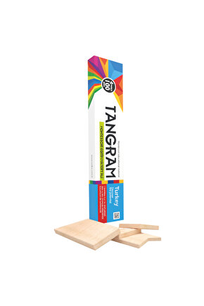 T Tangram Montessori Eğitim Materyali 4 Parça 100 Şekil