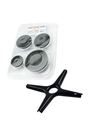 Süsler  Ukinox Marka Ocaklar ile Uyumlu Ankastre Set Üstü Ocak Bek Takımı ve Cezve Aparatı