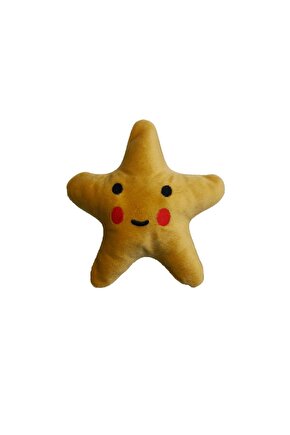 Mata Dogs Star 1 Sesli, Peluş Nakışlı Küçük Irk Ve Yavru Köpek Oyuncağı 13 Cm