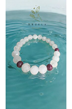 Doğal Taş KUVARS YAKUT BİLEKLİK