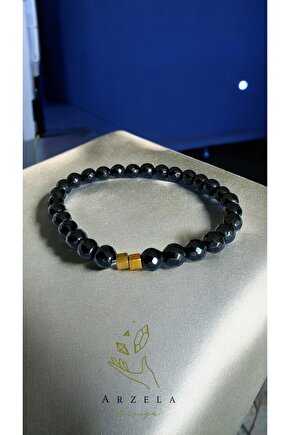 Hematit Ve Boncuk Bileklik 2 Adet 8mm 4mm