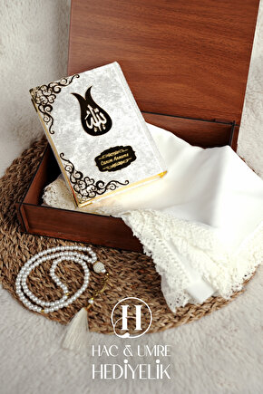 Anneye Hediye | Anne Doğum Günü Hediyesi | Anneler Günü Hediyesi | Kadife Kuran Şal İnci Tesbih Seti