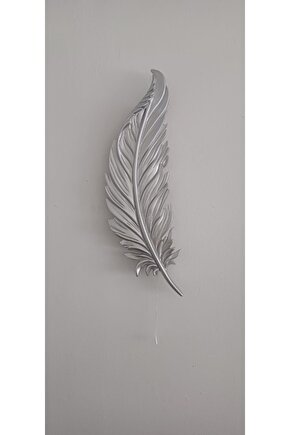 Tüy Aplik Led’li Pilli, Dekoratif Amaçlı Aydınlatma Süsü , 60 cm x 18 cm