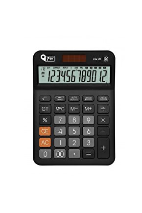 101 12 Hane Siyah Masaüstü Hesap Makinesi