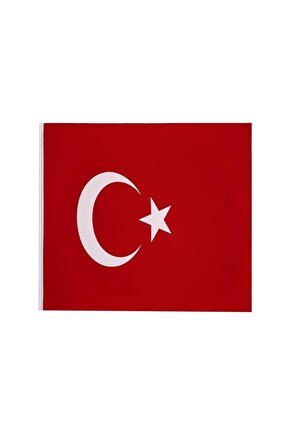 Dikey Türk Bayrağı 50 x 75 cm Alpaka Kumaş