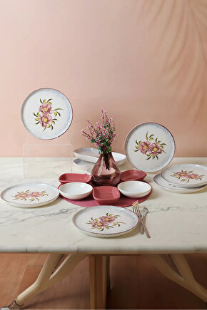 14 Parça 6 Kişilik Kahvaltı Seti