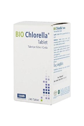 Bio Chlorella Takviye Edici Gıda 240 Tablet